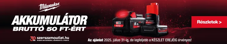 MILWAUKEE AKKU PROMO 2025 (2025. június 1-től 2025. július 31-ig)