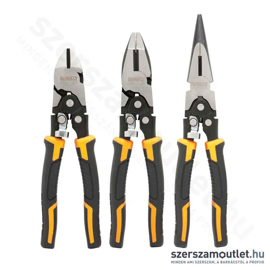 DEWALT Összetett működésű fogókészlet 3db-os