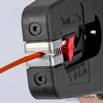 KNIPEX PreciStrip16 Automatikus huzalcsupaszító (blankoló) fogó 195mm (12 52 195 SB)