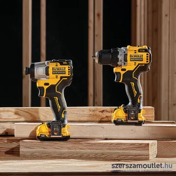 DEWALT DCK2110L2T-QW Akkus combopack (DCD701+DCF801) TSTAK Kofferben
