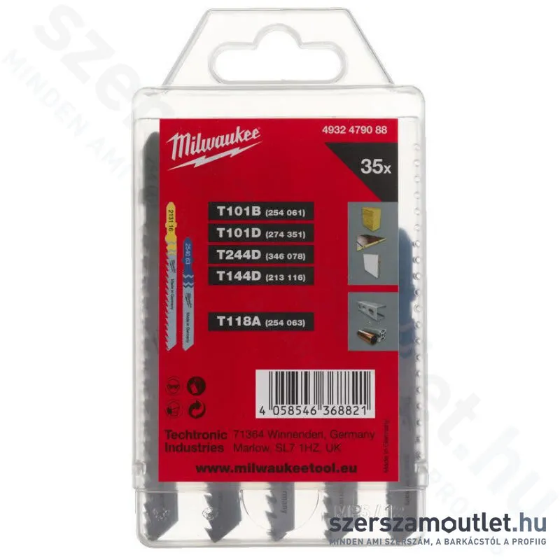 MILWAUKEE Szúrófűrészlap készlet 35 részes