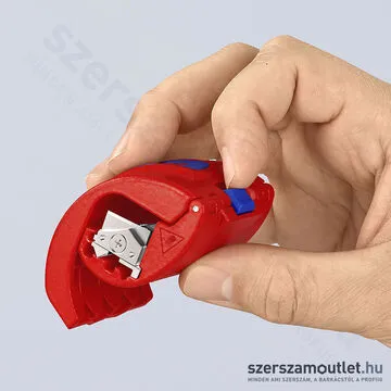 KNIPEX BiX Vágó műanyag csövekhez és szigetelő hüvelyekhez 20-50mm (90 22 10 BK)