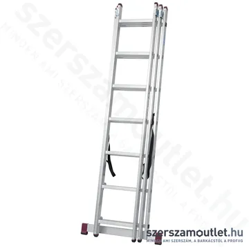 KRAUSE CORDA Sokcélú létra lépcsőfunkcióval 3x7 fokos (013378)