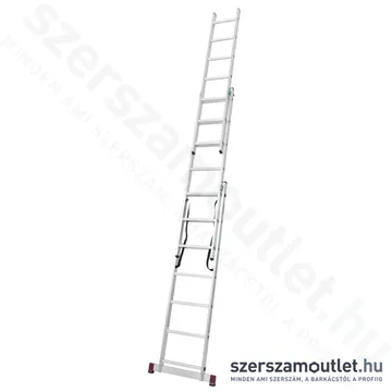 KRAUSE CORDA Sokcélú létra lépcsőfunkcióval 3x7 fokos (013378)