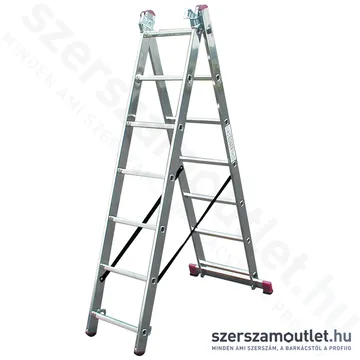 KRAUSE CORDA Sokcélú létra lépcsőfunkcióval 3x7 fokos (013378)