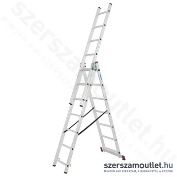 KRAUSE CORDA Sokcélú létra lépcsőfunkcióval 3x7 fokos (013378)
