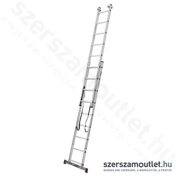 KRAUSE CORDA Sokcélú létra lépcsőfunkcióval 3x9 fokos (013392)