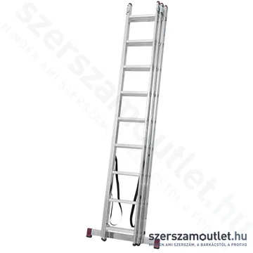 KRAUSE CORDA Sokcélú létra lépcsőfunkcióval 3x9 fokos (013392)