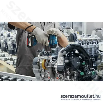 BOSCH GDS 18V-400 Akkus ütvecsavarozó szénkefementes, kofferben (1/2