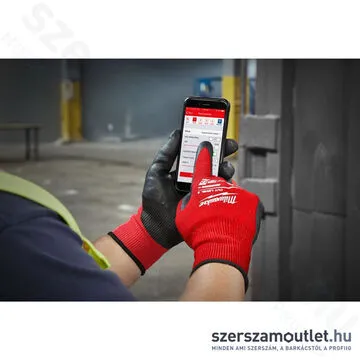 MILWAUKEE Vágásbiztos kesztyű (3/C vágási szint) M/8 (12pár) (4932471618)