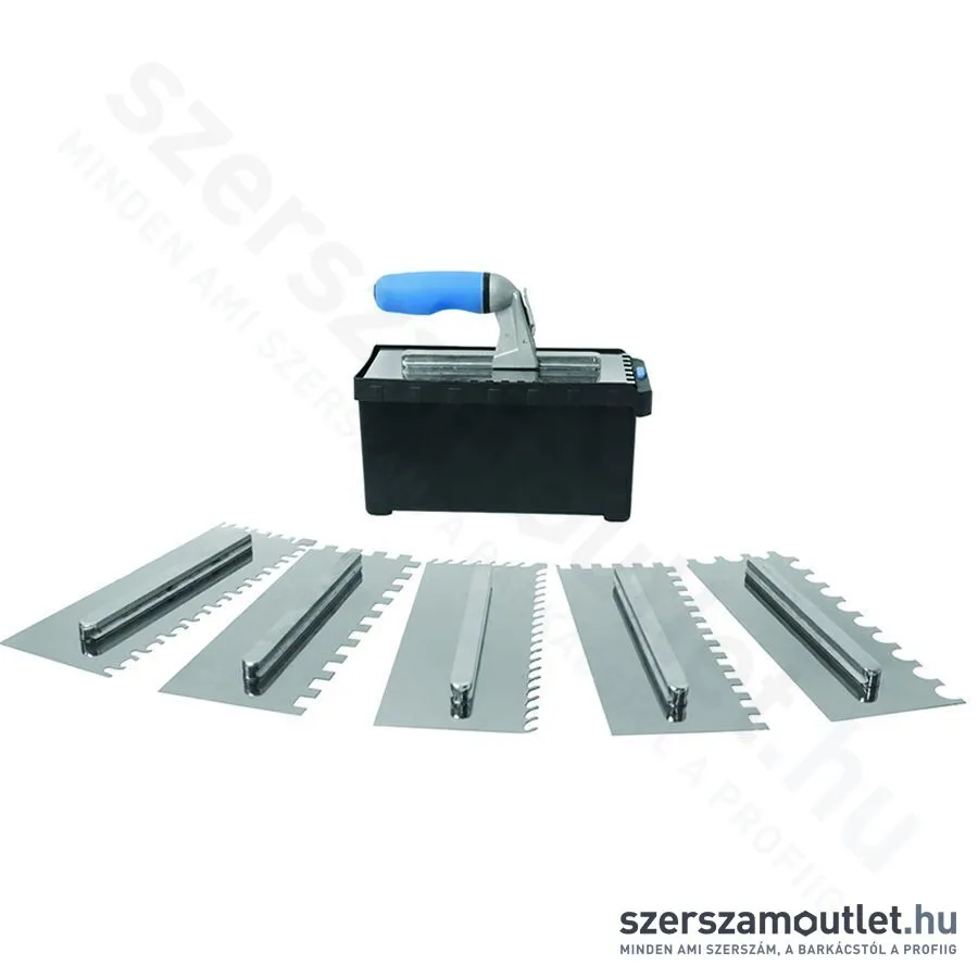 BAUTOOL Fogazott glettelő készlet 8 részes (8,10,12,10x20, tigris, ferde fogazás) (5203651884)