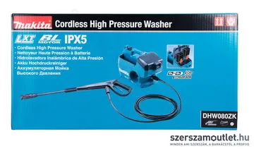MAKITA DHW080ZK akkus magasnyomású mosó (2X18V LXT BL)(Akku és töltő nélkül!)