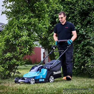 MAKITA DLM432PG2 Akkus fűnyíró (2x18V/2x6,0Ah/43cm)