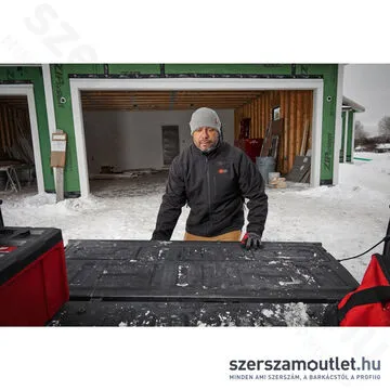 MILWAUKEE M12 HJ BL5-0 (XXL) Akkus fűthető kabát fekete (XXL/12V) (Akku és töltő nélkül!)
