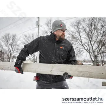 MILWAUKEE M12 HJ BL5-0 (XXL) Akkus fűthető kabát fekete (XXL/12V) (Akku és töltő nélkül!)