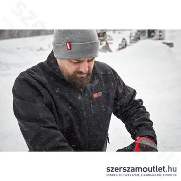 MILWAUKEE M12 HJ BL5-0 (XXL) Akkus fűthető kabát fekete (XXL/12V) (Akku és töltő nélkül!)