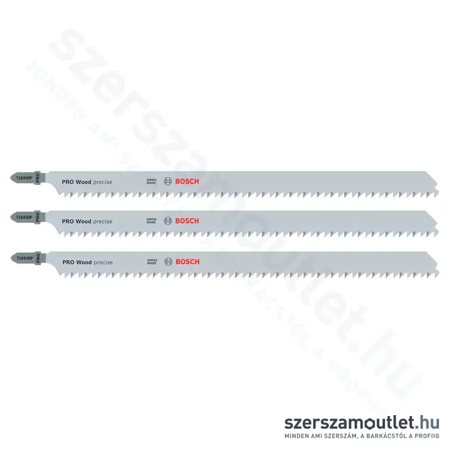 BOSCH T 1044 DP Precision for Wood szúrófűrészlap 250mm [3db/csomag] (2608667394)