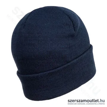 PORTWEST B029 Kötött sapka, újratölthető LED lámpával [Tengerészkék] (B029NAR)