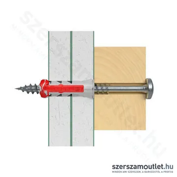 FISCHER Profi-Box DUOPOWER Műanyag dübel + csavar készlet [160db/doboz] [1db] (538622)