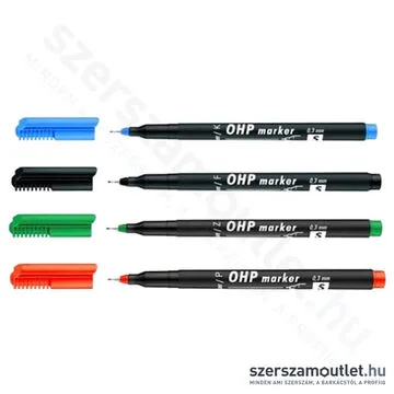 ICO OHP Permanent marker alkoholos jelölőfilc készlet 0,3mm 4 részes (9070038000)