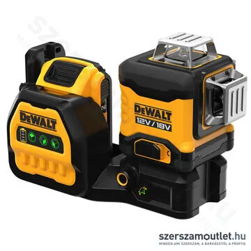 DEWALT DCE089D1G18-QW 3X360 Zöld keresztlézer (1x2,0Ah/18V/12V)