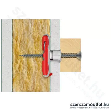 FISCHER DUOTEC 10 S PH Műanyag billenőhorog | lencsefejű csavarral [25db/doboz] (539025)