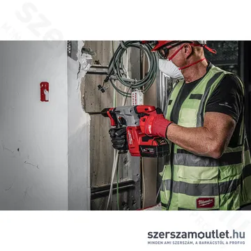 MILWAUKEE M18 BLHX-0X Akkus fúró-vésőkalapács FIXTEC tokmány, HD koffer (18V) (Akku és töltő nélkül)