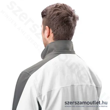 FLEX TJ WHITE M MEN Akkus fűthető soft-shell kabát (M) (10,8V/18V) (Akku és töltő nélkül!)