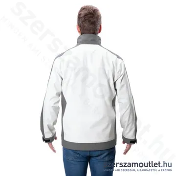 FLEX TJ WHITE M MEN Akkus fűthető soft-shell kabát (M) (10,8V/18V) (Akku és töltő nélkül!)