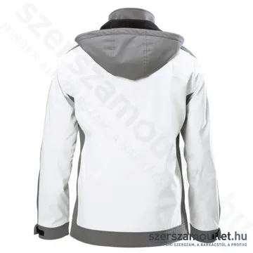 FLEX TJ WHITE M MEN Akkus fűthető soft-shell kabát (M) (10,8V/18V) (Akku és töltő nélkül!)