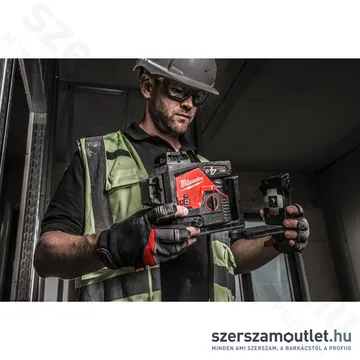 MILWAUKEE M12 3PLKIT-401P Akkus vonallézer ZÖLD (3 sík/360°), PACKOUT +tartozékok (1x4,0Ah/12V)