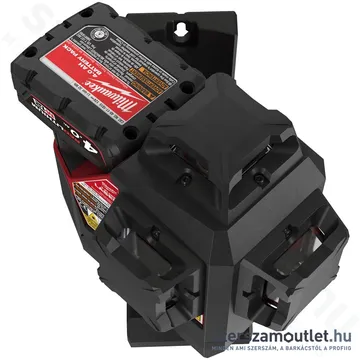 MILWAUKEE M12 3PLKIT-401P Akkus vonallézer ZÖLD (3 sík/360°), PACKOUT +tartozékok (1x4,0Ah/12V)