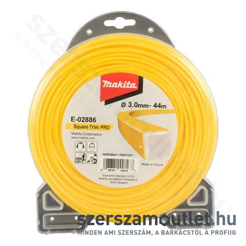 MAKITA Damil STP négyzet sárga 3mm 44m (E-02886)