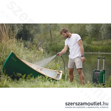 BOSCH Fontus II Akkus kültéri mosó 20bar, 15l 18V (2,5Ah akku és töltő)