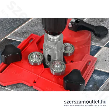 EXTOL Fúróvezető sablon gyémánt körkivágókhoz, tapadókorongos (4-83mm)