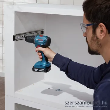 BOSCH GSR 185-LI Akkus fúró-csavarbehajtó kofferben (18V) (Akku és töltő nélkül!) (06019K3003)
