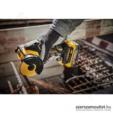 DEWALT DCS438N-XJ Akkus kompakt sarokcsiszoló (76mm/18V) (Akku és töltő nélkül)