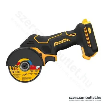 DEWALT DCS438N-XJ Akkus kompakt sarokcsiszoló (76mm/18V) (Akku és töltő nélkül)