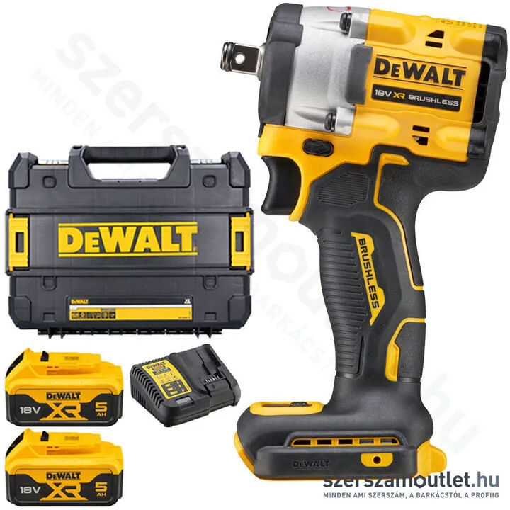 DEWALT DCF921P2T-QW Szénkefementes akkus ütvecsavarozó (1/2