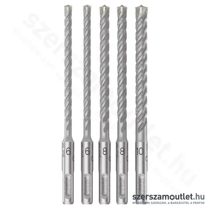 BOSCH SDS-Plus fúrószár készlet 5db-os (6-6-8-8-10mm) (2 608 833 911)