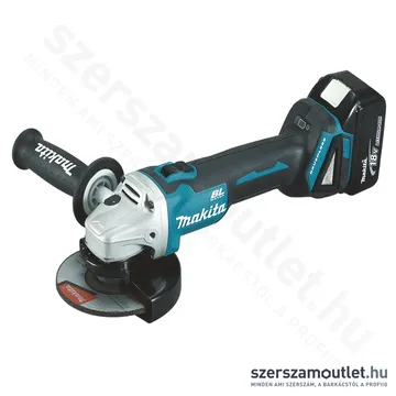 MAKITA DGA504RTJ Akkus sarokcsiszoló MAKPAC kofferben 125mm (2x5,0Ah/18V)