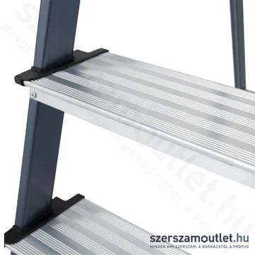 KRAUSE SECURO Lépcsőfokos eloxált állólétra 5 fokos (126436)
