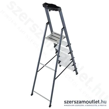 KRAUSE SECURO Lépcsőfokos eloxált állólétra 6 fokos (126443)