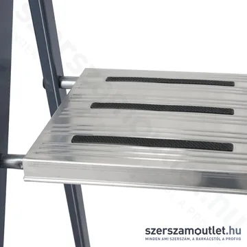 KRAUSE SECURO Lépcsőfokos eloxált állólétra 7 fokos (126450)