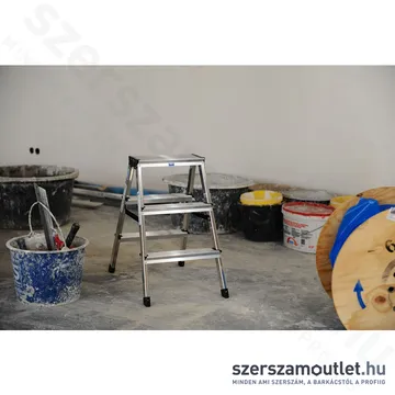 KRAUSE MONTO DOPPLO Két oldalon járható lépcsőfokos állólétra 2x3 fokos (120328)