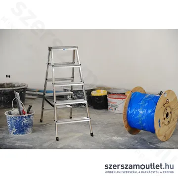 KRAUSE MONTO DOPPLO Két oldalon járható lépcsőfokos állólétra 2x5 fokos (120342)