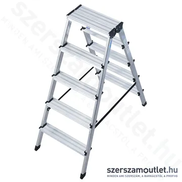 KRAUSE MONTO DOPPLO Két oldalon járható lépcsőfokos állólétra 2x5 fokos (120342)