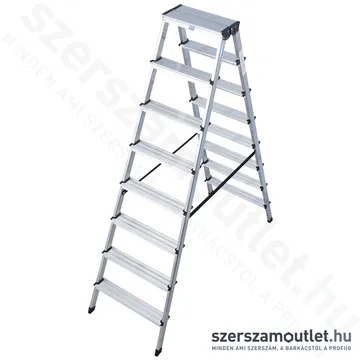 KRAUSE MONTO DOPPLO Két oldalon járható lépcsőfokos állólétra 2x8 fokos (120373)