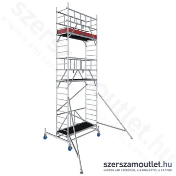 KRAUSE PROTEC XS Összecsukható alumínium gurulóállvány 6,8m (942142)