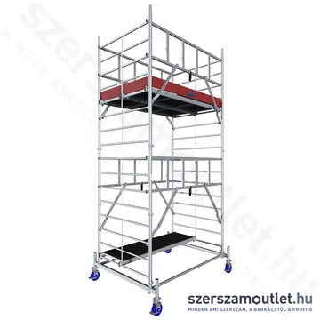KRAUSE PROTEC XXL Alumínium gurulóállvány (széles kivitel) 5,3m (945129)